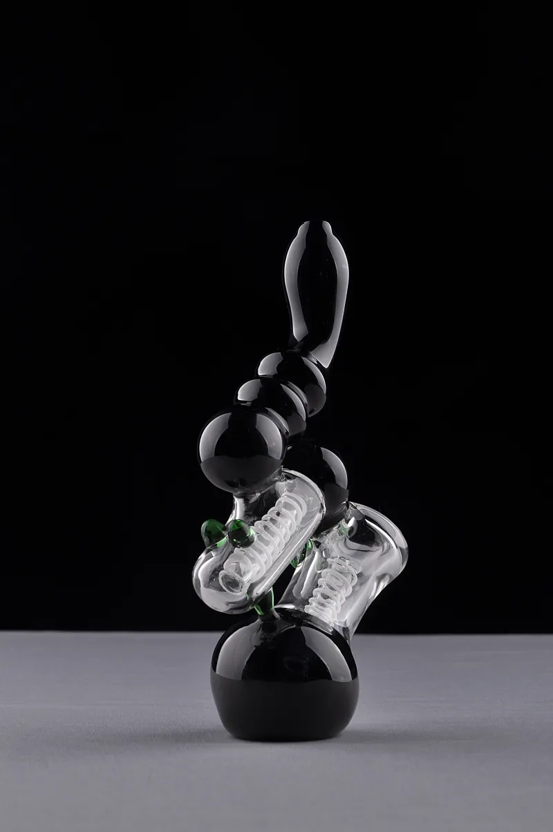 IN STOCK Black Glass Pipe Glass Bubbler Smoking Pipe Water Glass Bong From  Glass99, $16.17